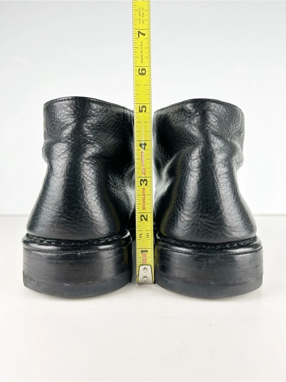 John Varvatos Portland Black Leather Chukka Ankle Boots